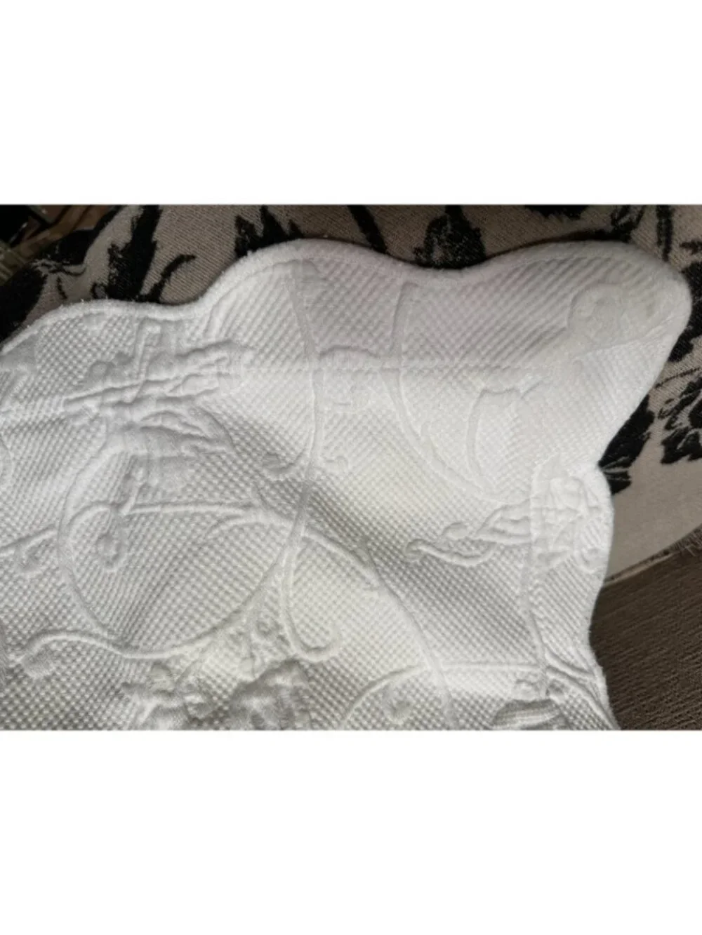 Cotton Portugal Matelasse Coverlet & Shams White Floral Bedspread Queen 88x96